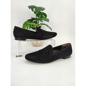 Paul Green Women's Naomi Black Suede Flats Size 9 US